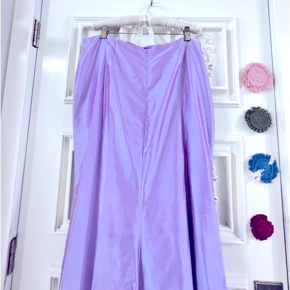 Stunning; 2pcFormal Dress “Top+Maxi Skirt” Shiny Fancy Lilac  Special Occasions - Picture 10 of 16
